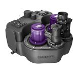 Канализационная насосная станция Aqualift F Duo. Насосов: 2 Ёмкость: 50 л. Без задвижки