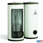 Бойлер Gekon 300 л с 1-м ТО 45 кВт напольный INOX